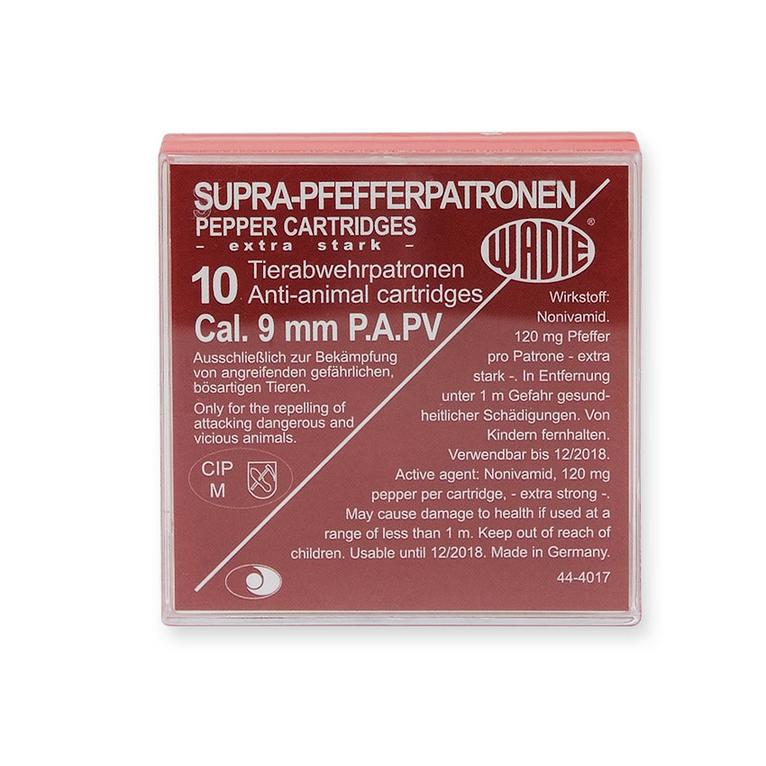 Supra Pfefferpatronen 9mm PAK 10 Schuss