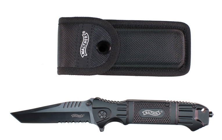 Walther Black Tac Tanto mit Cordura Holster 