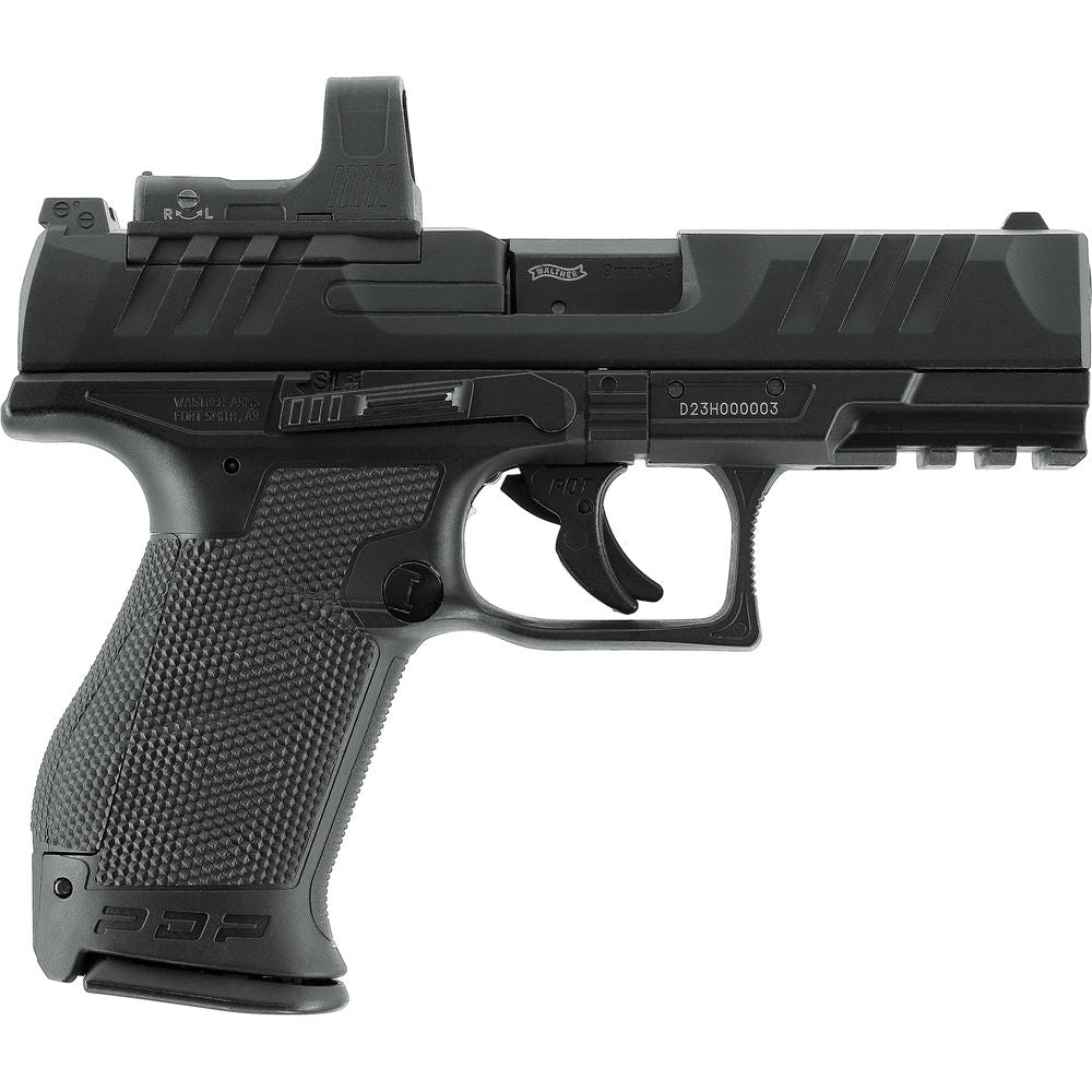 Walther PDP Compact 4" CO2 6mm Blowback Airsoftpistole RDS8 SET