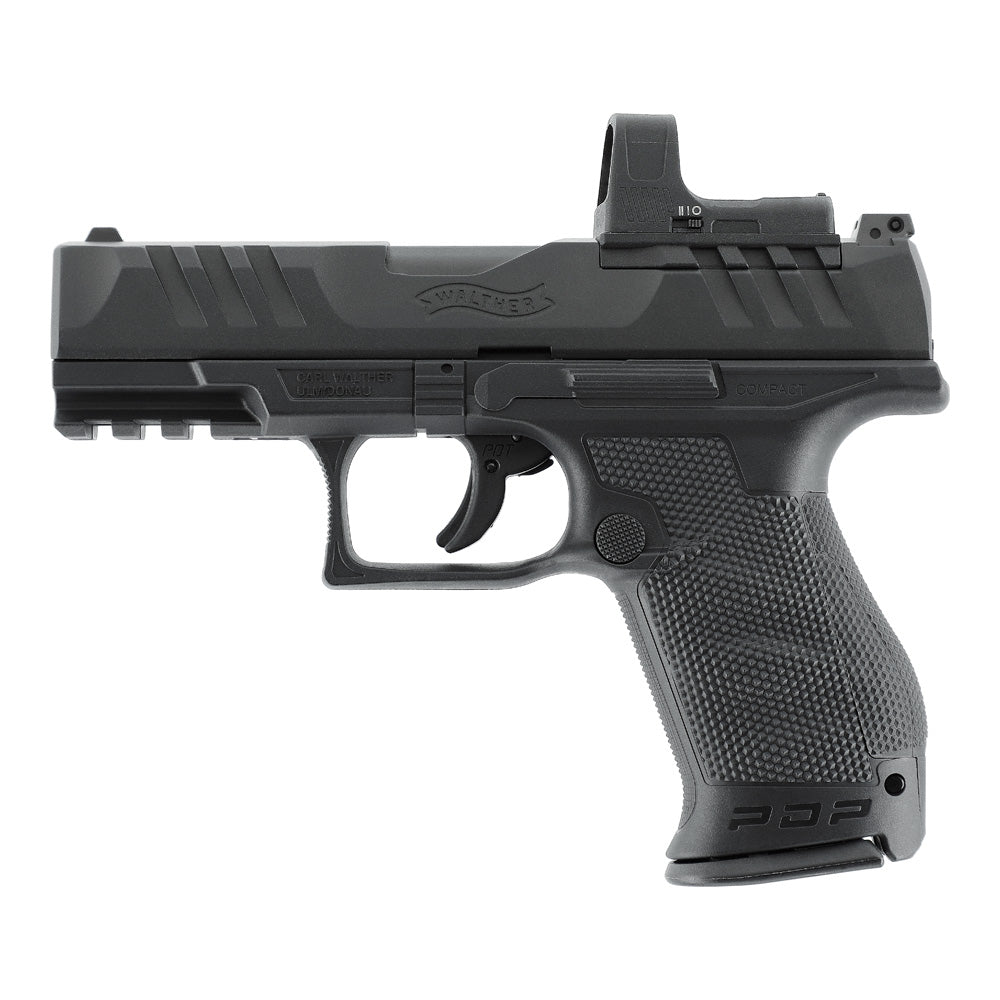 Walther PDP Compact 4" NBB CO2 Pistole Kaliber 4,5mm BB RDS 8 Set