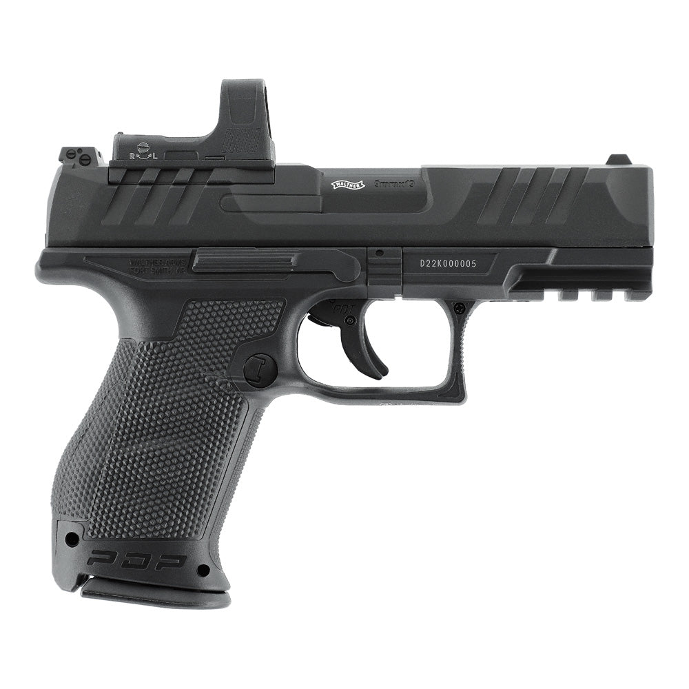 Walther PDP Compact 4" NBB CO2 Pistole Kaliber 4,5mm BB RDS 8 Set