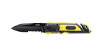 Walther Rescue Knife Rettungsmesser schwarz-gelber Griff
