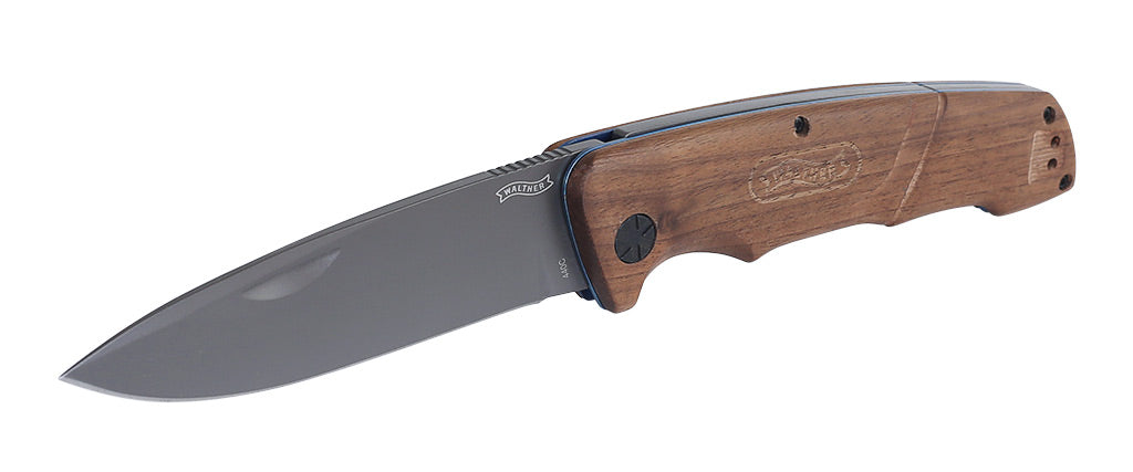 Walther BWK 7 - Blue Wood Knife - Outdoor Klappmesser