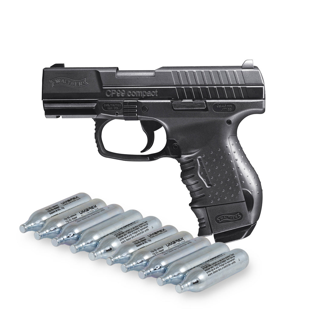 Walther CP99 Compact CO2 Luftspistole 4,5mm Stahlrundkugel