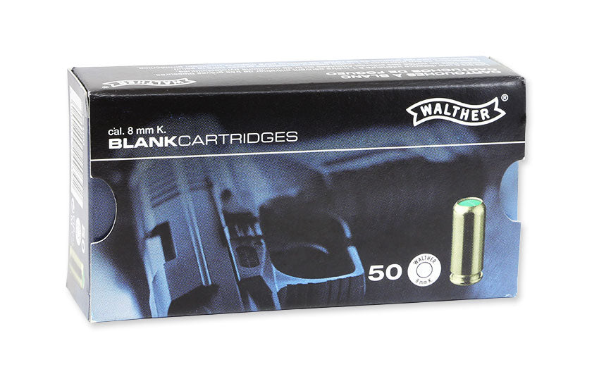 Walther 8mm Knallpatronen für Schreckschuss 50er