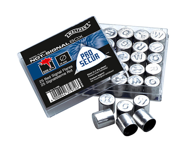 Walther Notsignale rot 25 tlg. für Schreckschuss Waffen