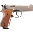 Walther P88 Mattvernickelt / Holzgriff Schreckschuss 9mm PAK