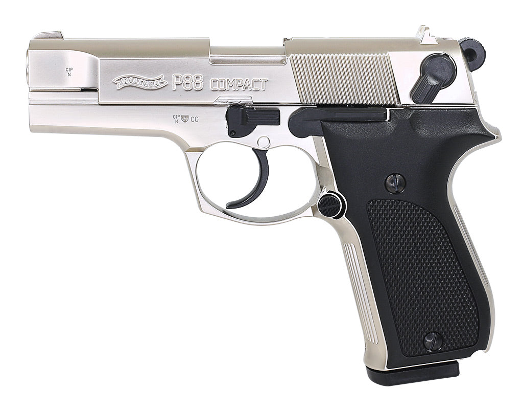 Walther P88 mattvernickelt Schreckschuss 9mm PAK