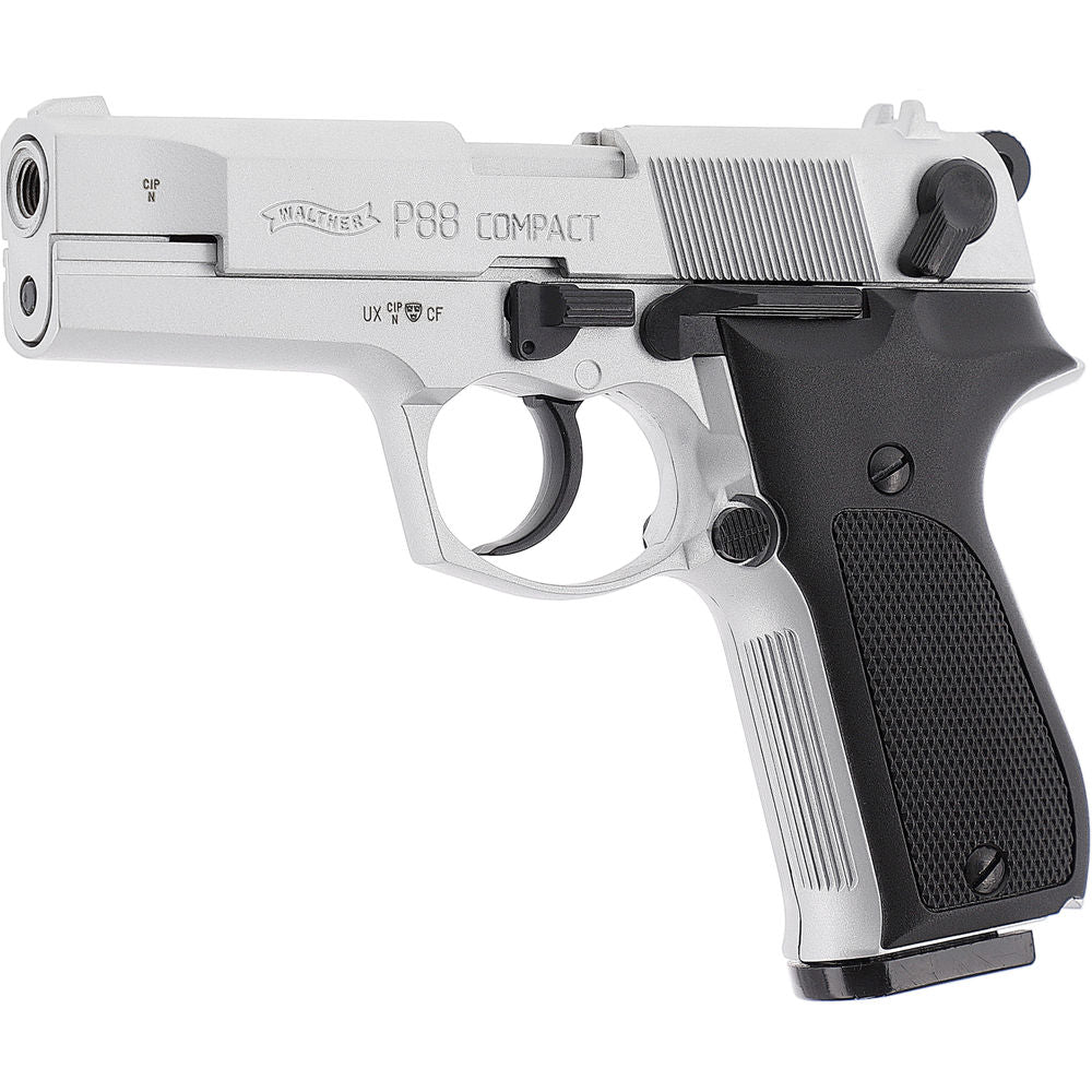 Walther P88 mattvernickelt Schreckschuss 9mm PAK