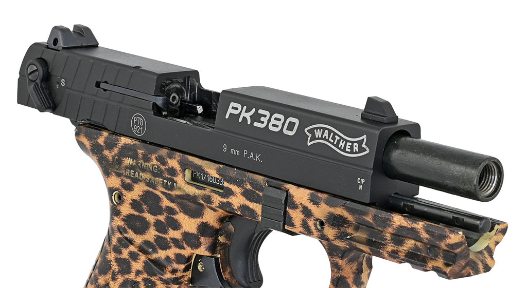 Einzelstück ! Walther PK380 Schreckschuss 9mm PAK Cheetah