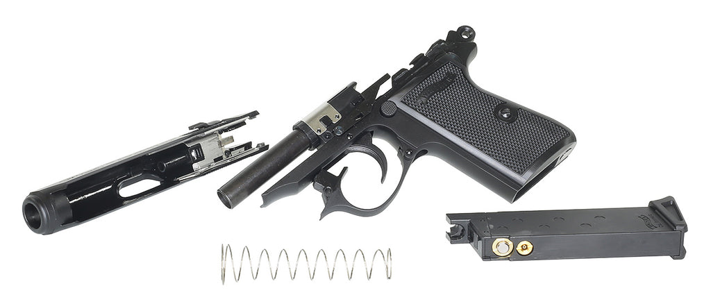Walther PPK/S Gasblowback Airsoft 6mm BB mit Schalldämpfer