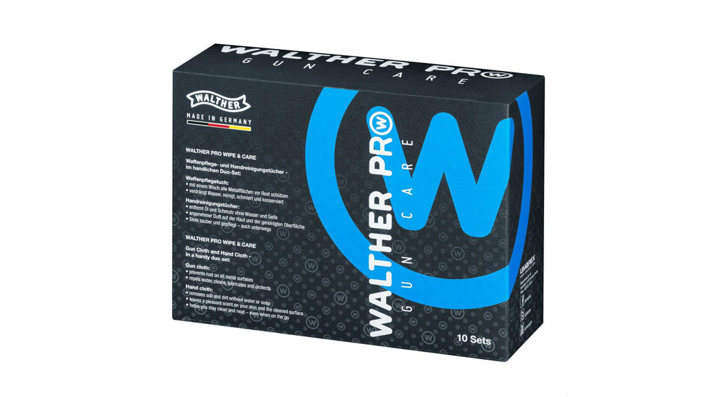 Walther PRO Wipe & Care Pflege- und Reinigungstücher
