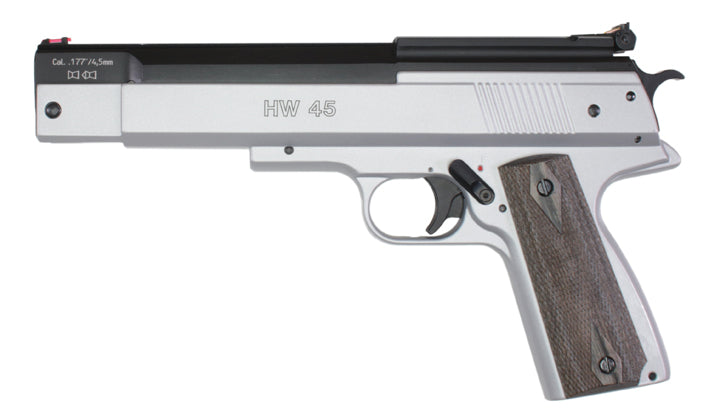 Luftpistole Weihrauch HW45 Stainless Look 
