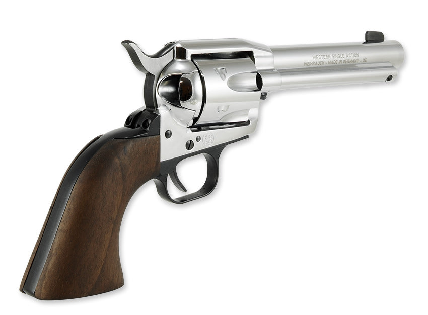 Weihrauch SA Peacemaker Westernrevolver verchromt Schreckschuss 9mm RK