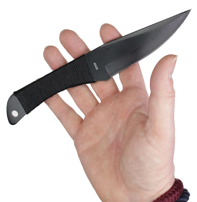 Wurfmesser Raven von Haller Stahlwaren, mit Nylonscheide