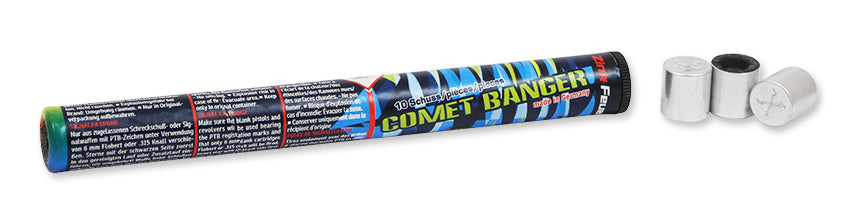 Comet Banger 10 tlg. Zink Pyro Feuerwerk für Schreckschuss