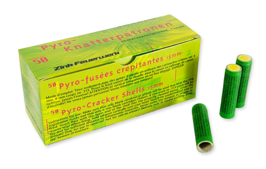 Zink Pyro Knatterpatronen