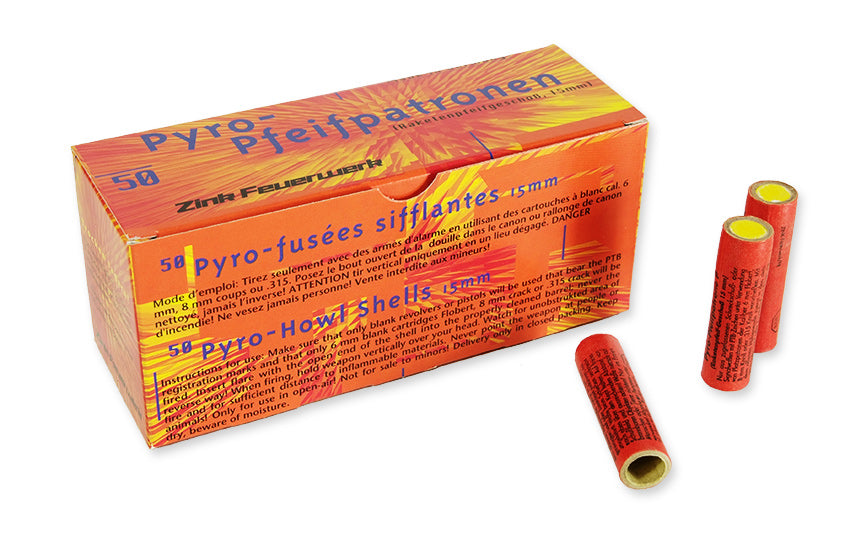 Pyro Pfeifpatronen Zink