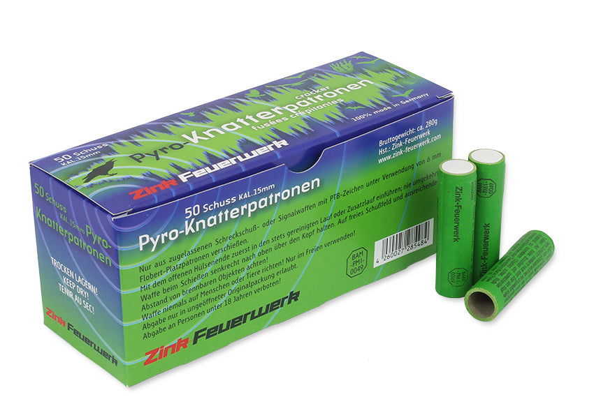 Zink Pyro Knatterpatronen