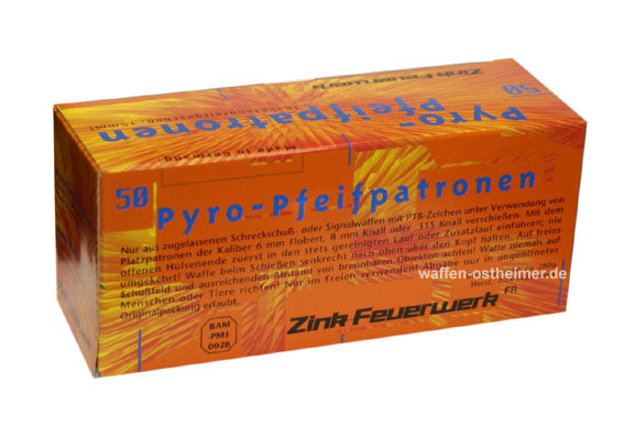 Zink Pyro Pfeifpatronen