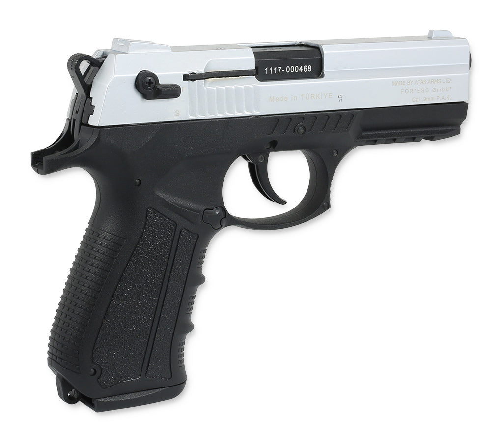 Atak Silah Zoraki 2918 Matt Chrom Sondermodell Schreckschuss 9mm PAK