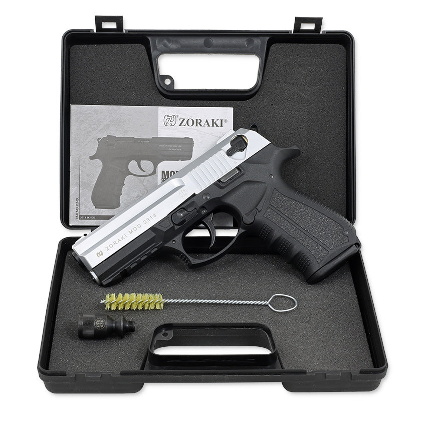 Atak Silah Zoraki 2918 Matt Chrom Sondermodell Schreckschuss 9mm PAK