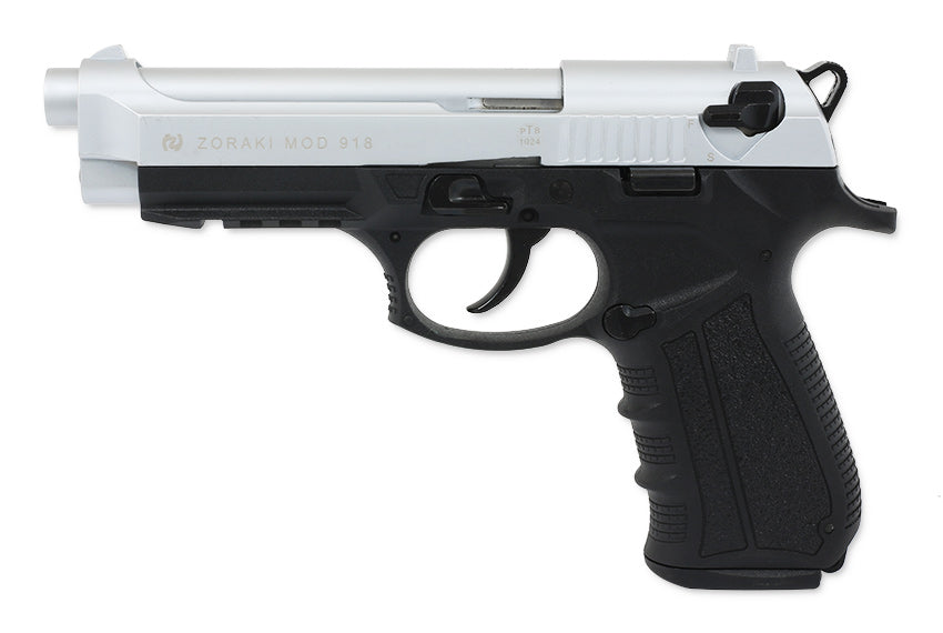 Atak Silah Zoraki 918 Matt Chrom Sondermodell Schreckschuss 9mm PAK