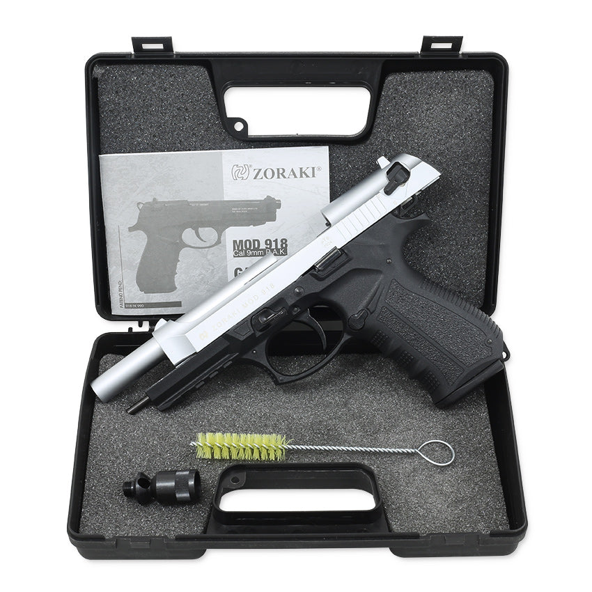 Atak Silah Zoraki 918 Matt Chrom Sondermodell Schreckschuss 9mm PAK