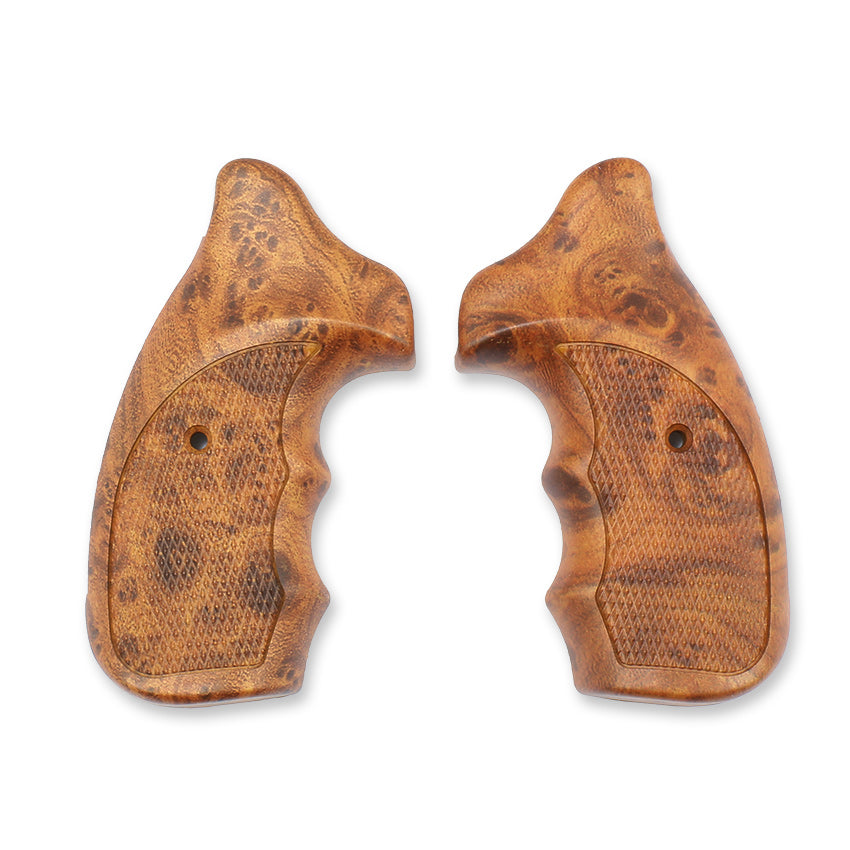 Kunststoffgriffschalen im Holzlook für Zoraki R1 Schreckschussrevolver