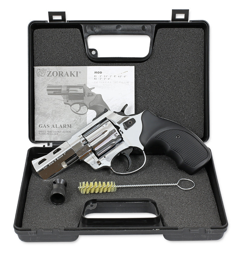 Zoraki R2 Schreckschussrevolver chrom mit 3" Zoll Lauf Kaliber 9mm RK