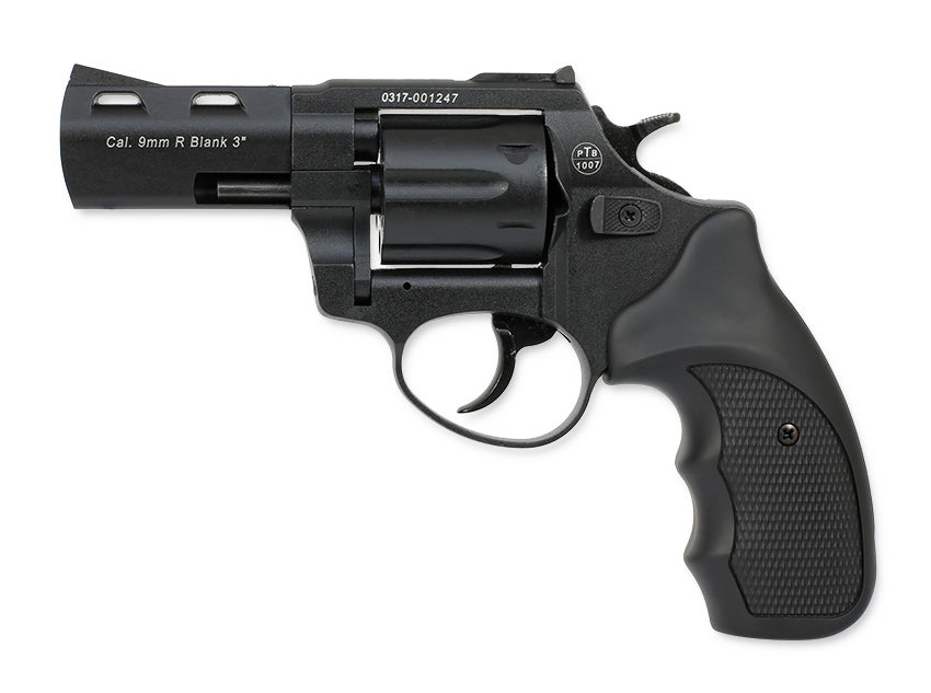 Zoraki R2 Schreckschussrevolver schwarz mit 3" Zoll Lauf Kaliber 9mm RK
