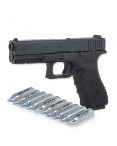 Glock 17 GEN4 CO2 Blowback Airsoftpistole Kaliber 6mm - Original Lizenz und Markings 