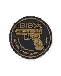 Glock 19X 3D Rubber-Klettpatch