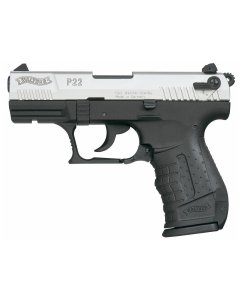 Schreckschuss Pistole Walther P22 mattvernickelt