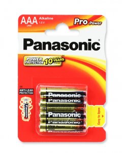 Panasonic Pro Power AAA Batterien 1,5V 4er Pack